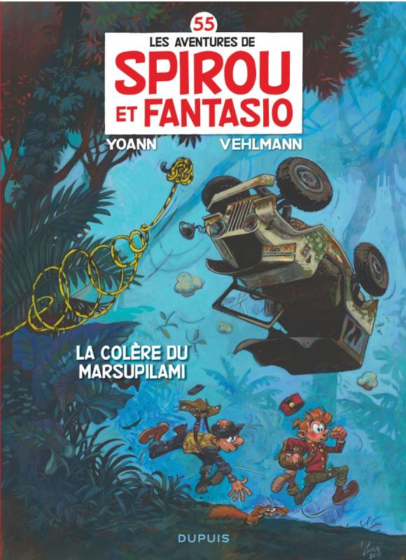  Spirou et Fantasio T55 : La colère du Marsupilami (0), bd chez Dupuis de Vehlmann, Yoann, Croix