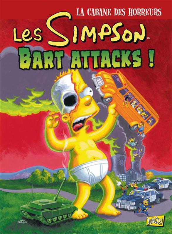 Les Simpson - La cabane des horreurs T7 : Bart attacks ! (0), comics chez Jungle de Dini, Lay, Naifeh, Morrison, Brereton, Rauch, Kane, Groening