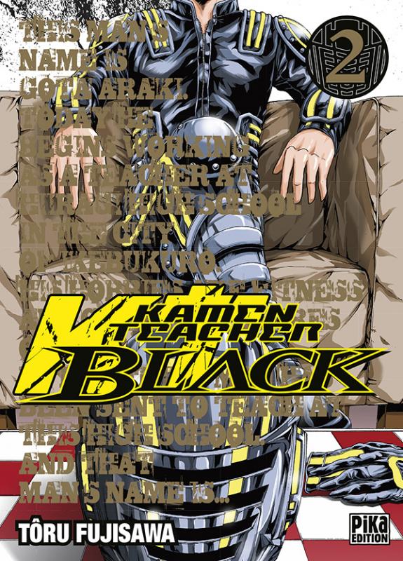  Kamen Teacher Black T2, manga chez Pika de Fujisawa