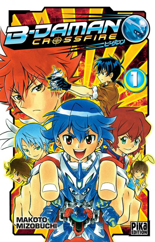  B-Daman crossfire T1, manga chez Pika de Mizubuchi