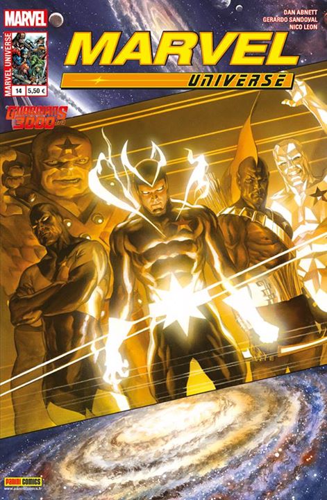  Marvel Universe T14 : Guardians 3000 (2/2) (0), comics chez Panini Comics de Abnett, Sumerak, Moore, Leon, Sandoval, Weeks, Fuso, Fabela, SotoColor, Delgado, Milla, Ross
