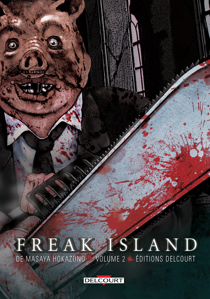  Freak island  T2, manga chez Delcourt de Hokazono