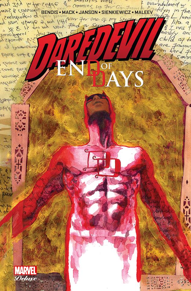 Daredevil - End of days, comics chez Panini Comics de Bendis, Mack, Maleev, Janson, Sienkiewicz, Hollingsworth