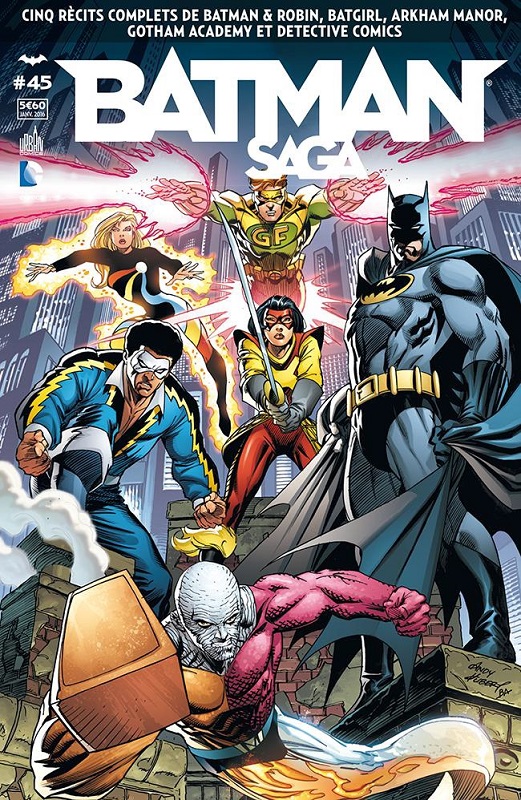  Batman Saga T45, comics chez Urban Comics de Andreyko, Marz, Wein, Cowan, Sienkiewicz, d' Anda, Rubinstein, Janson, Eltaeb, Serrano, Sotomayor, Kubert