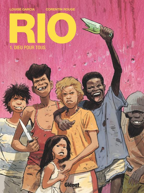  Rio T1 : Dieu pour tous (0), bd chez Glénat de Garcia, Rouge