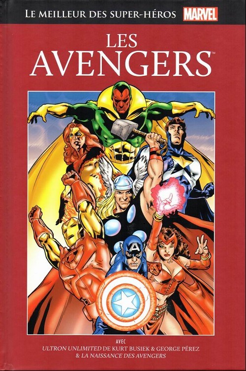  Marvel Comics : le meilleur des super-héros T1 : Les Avengers (0), comics chez Hachette de Busiek, Lee, Vey, Kirby, Perez, Smith, Ayers