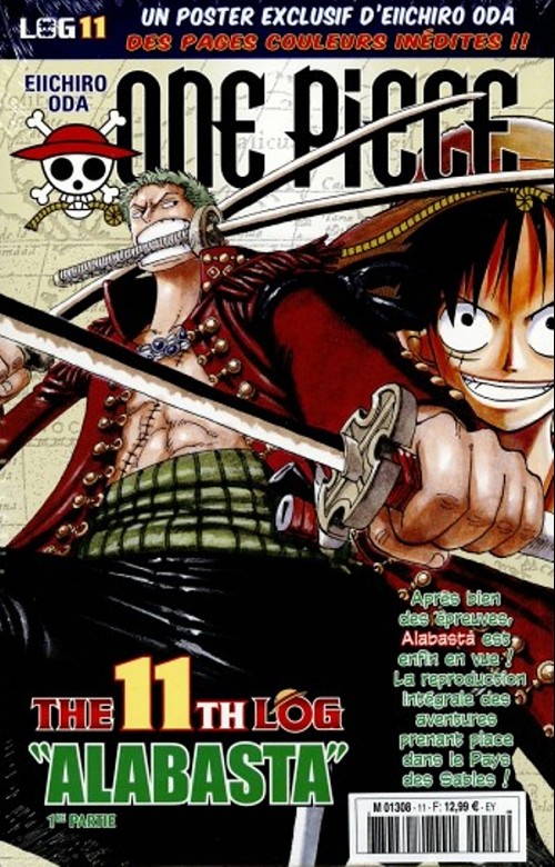  One Piece - Log Books T11 : Alabasta - 1ère partie (0), manga chez Hachette de Oda