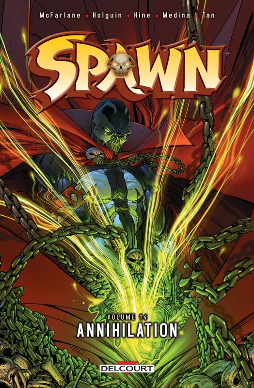  Spawn – Archives, T14 : Annihilation (0), comics chez Delcourt de Holguin, Hine, McFarlane, Medina, Tan, Milla, Haberlin, Troy