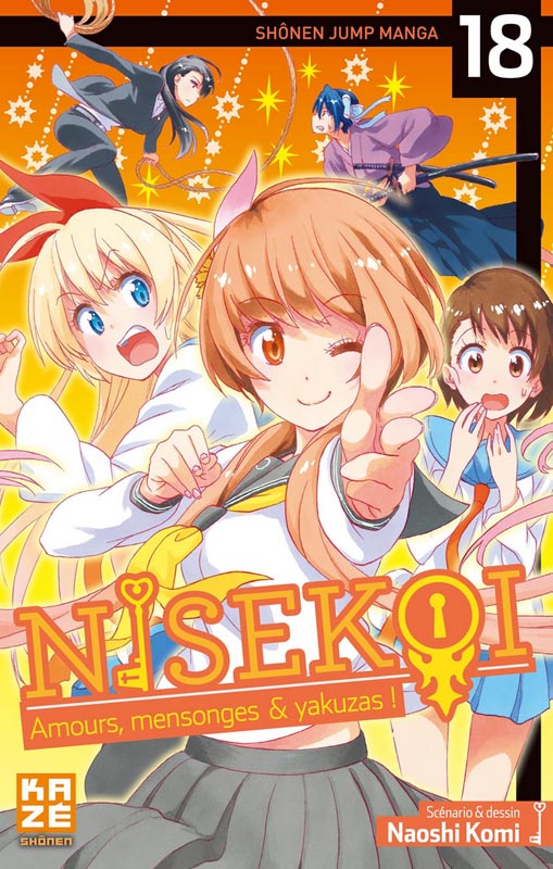  Nisekoi T18, manga chez Kazé manga de Komi