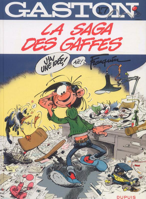  Gaston T17 : La saga des gaffes (0), bd chez Dupuis de Franquin, Léonardo