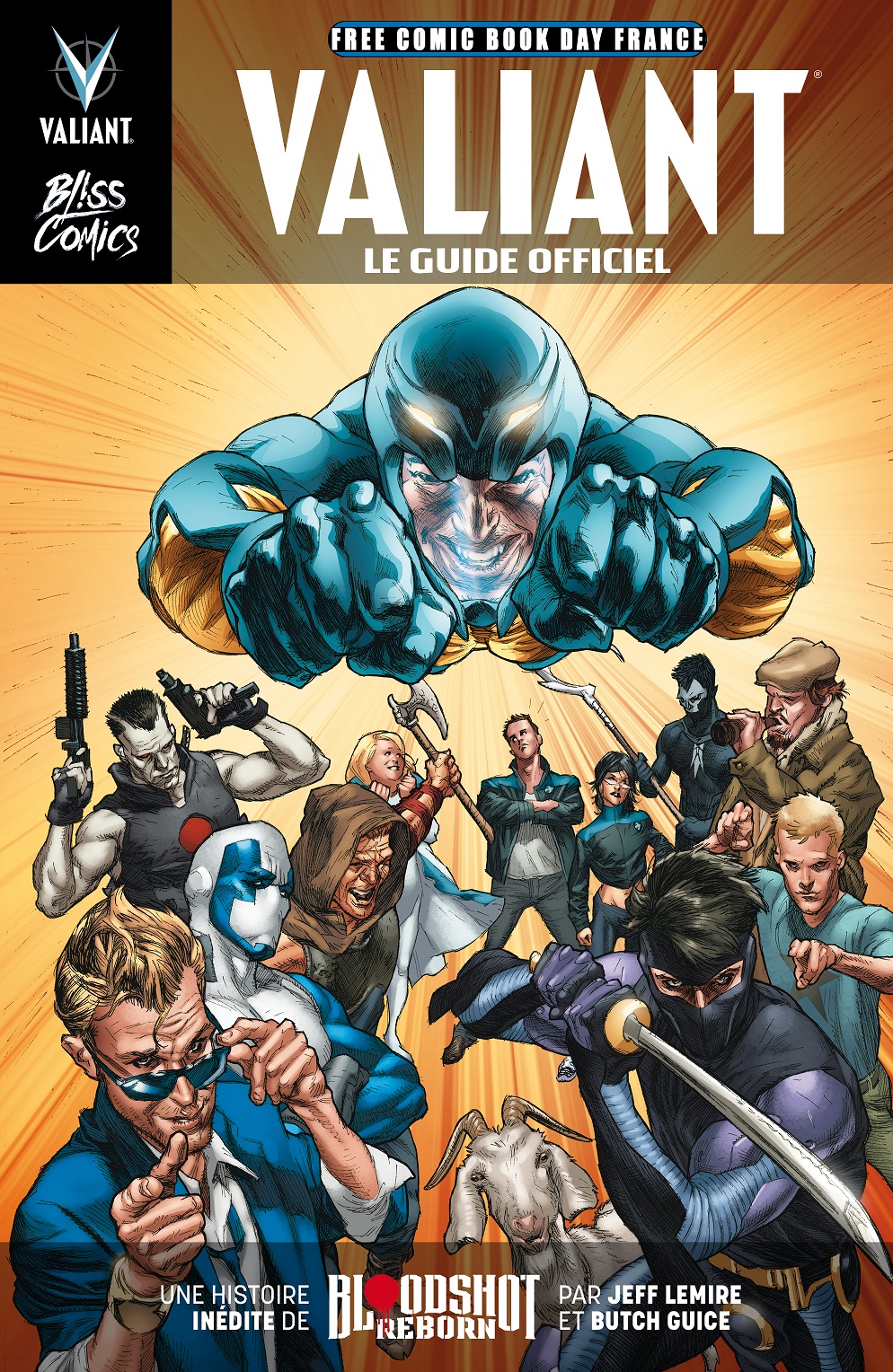 Valiant - Le guide officiel, comics chez Bliss Comics de Collectif, Lemire, Guice, Baron