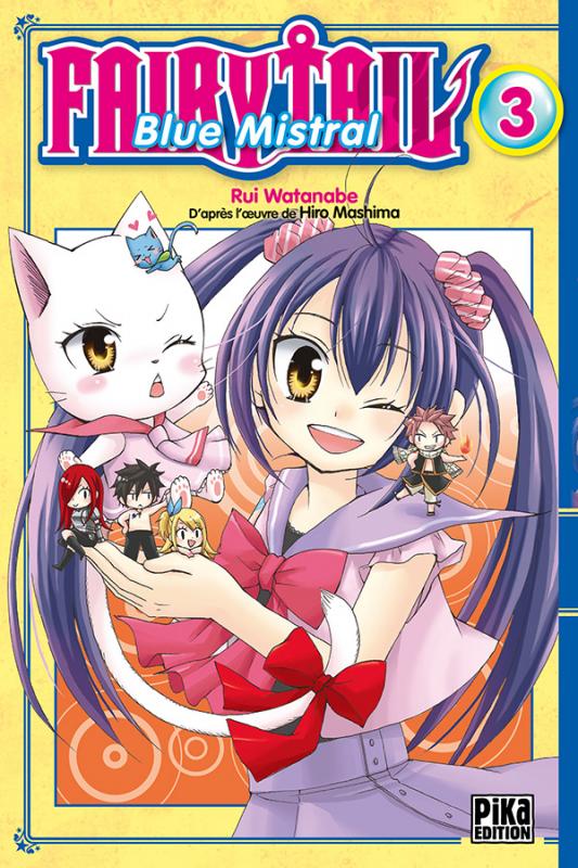  Fairy tail - Blue mistral – Edition Pika, T3, manga chez Pika de Mashima, Watanabe