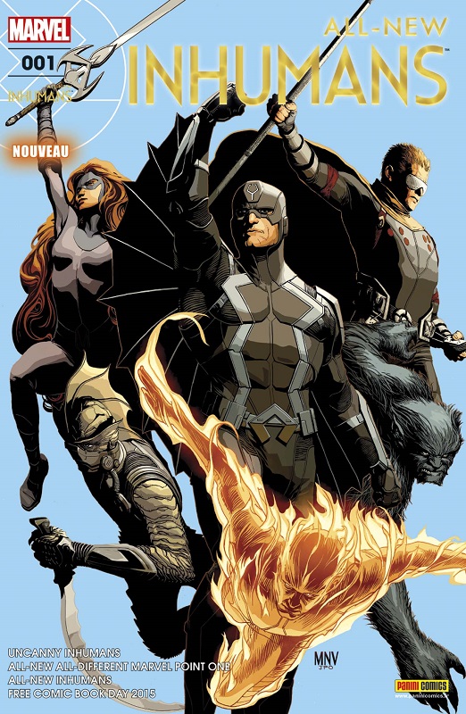  All-New Inhumans T1 : Voilà ce qui vous attend... (0), comics chez Panini Comics de Stegman, Soule, Asmus, Peterson, Lee, McNiven, Caselli, Ponsor, Campbell, Mossa, Gho