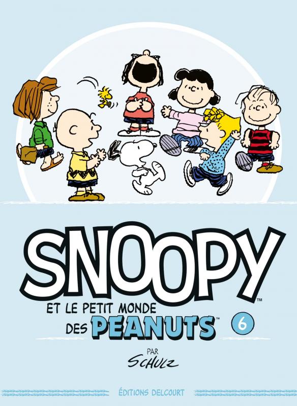  Snoopy et le petit monde des Peanuts T6, comics chez Delcourt de Schulz, Svart