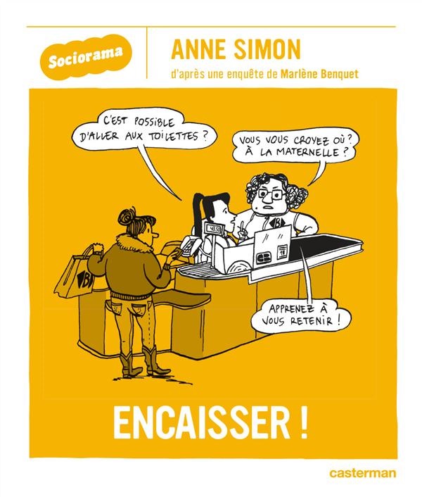 Encaisser !, bd chez Casterman de Benquet, Simon