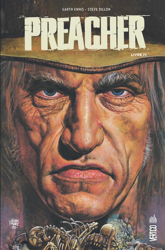  Preacher T4, comics chez Urban Comics de Ennis, Case, Snejbjerg, Ezquerra, Dillon, Goleash, Eyring, Hollingsworth, Rambo, Fabry