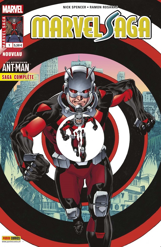  Marvel Saga T1 : Ant-Man - Retour aux affaires (0), comics chez Panini Comics de Spencer, Rosanas, Martello, Boyd, Quintana, Perkins