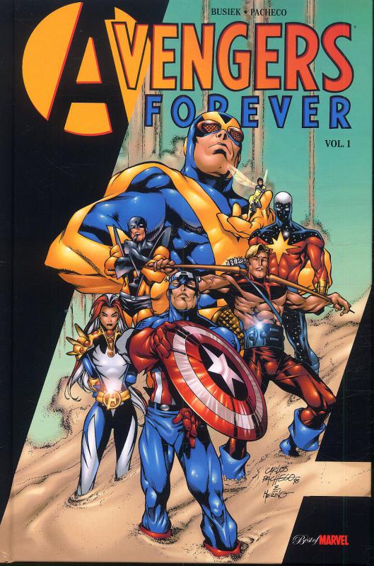  Avengers Forever T1, comics chez Panini Comics de Stern, Busiek, Pacheco, Oliff