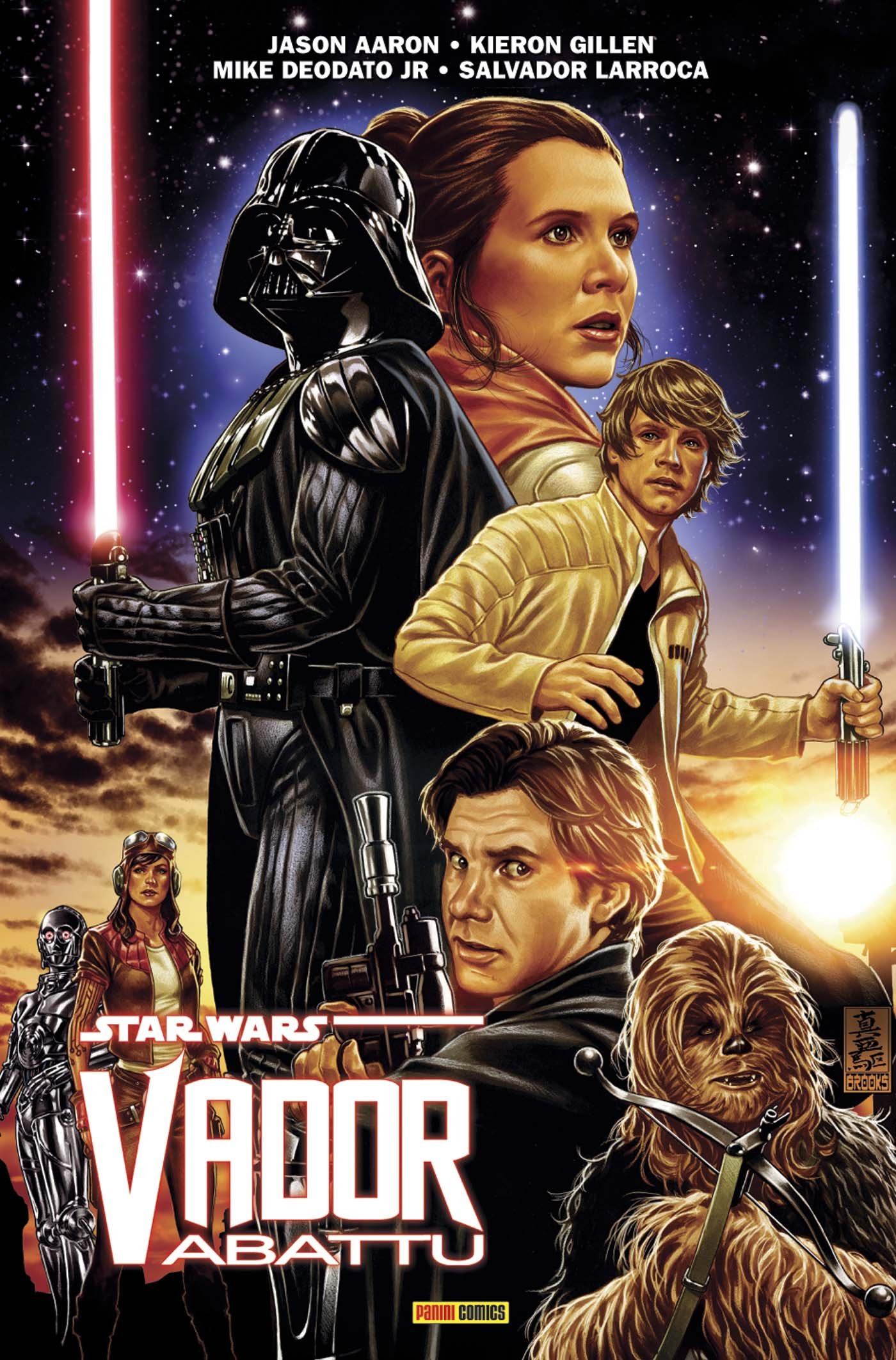 Star Wars : Vador abattu, comics chez Panini Comics de Aaron, Gillen, Larroca, Deodato Jr, Delgado, Martin jr, Brooks