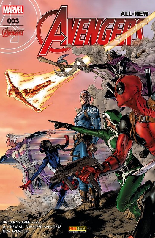  All-New Avengers (revue) T3 : Personne n'est plus rapide que la mort (0), comics chez Panini Comics de Duggan, Waid, Ewing, Sandoval, Kubert, Stegman, Oback, Isanove, Almara, Jimenez