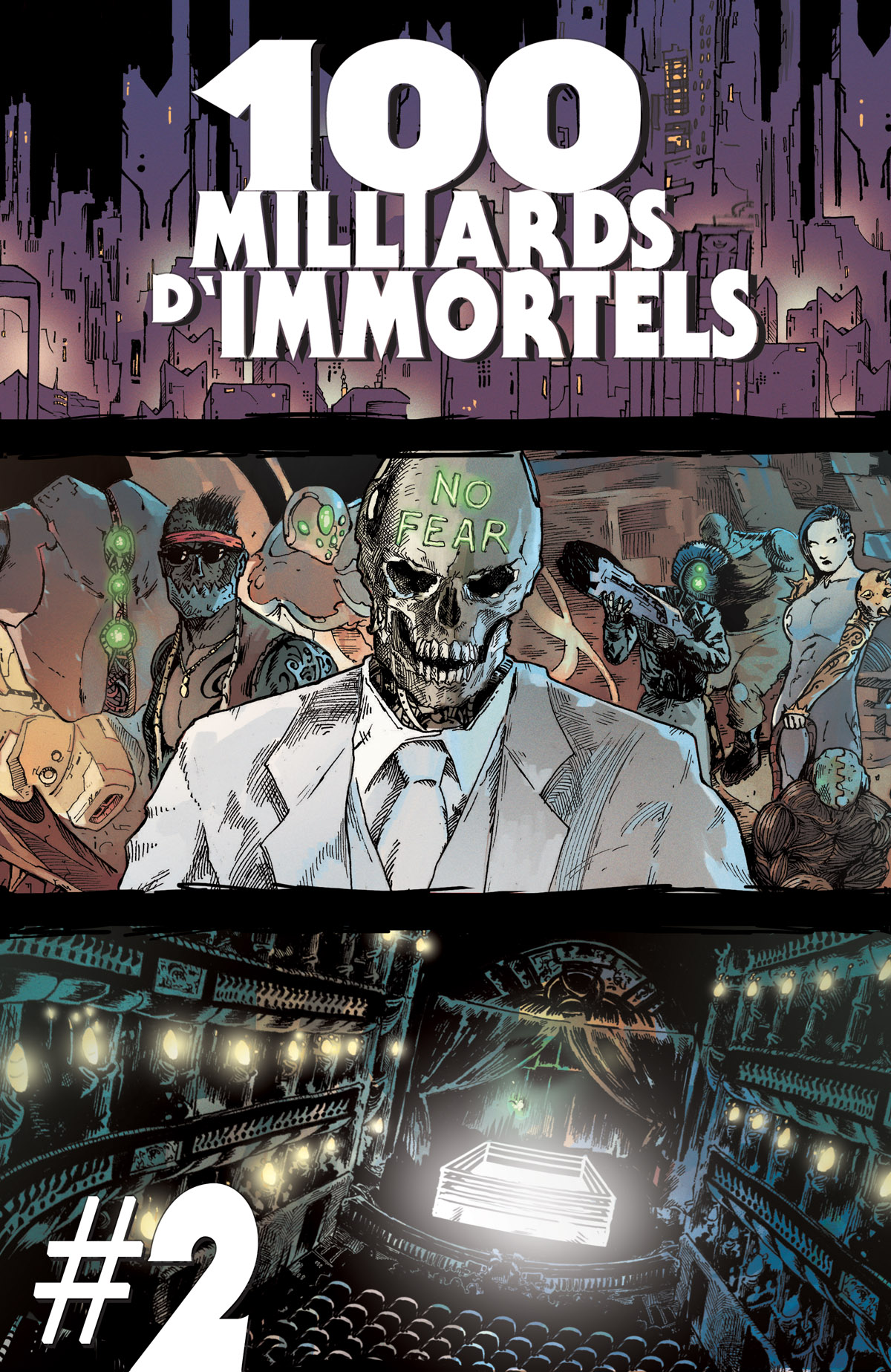  100 Milliards d'Immortels T2, comics chez C Comics de de Caneva, Léna, Lefeuvre, Martinos