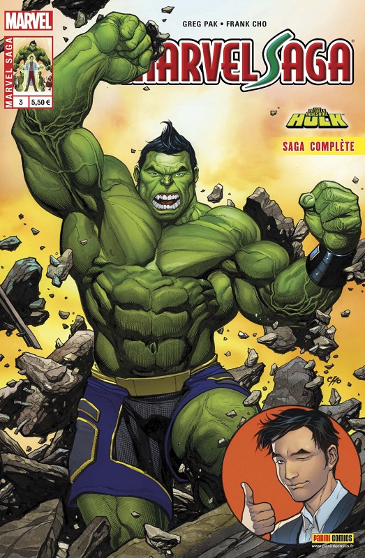  Marvel Saga T3 : Le carrément démentiel Hulk (0), comics chez Panini Comics de Pak, Cho, Oback