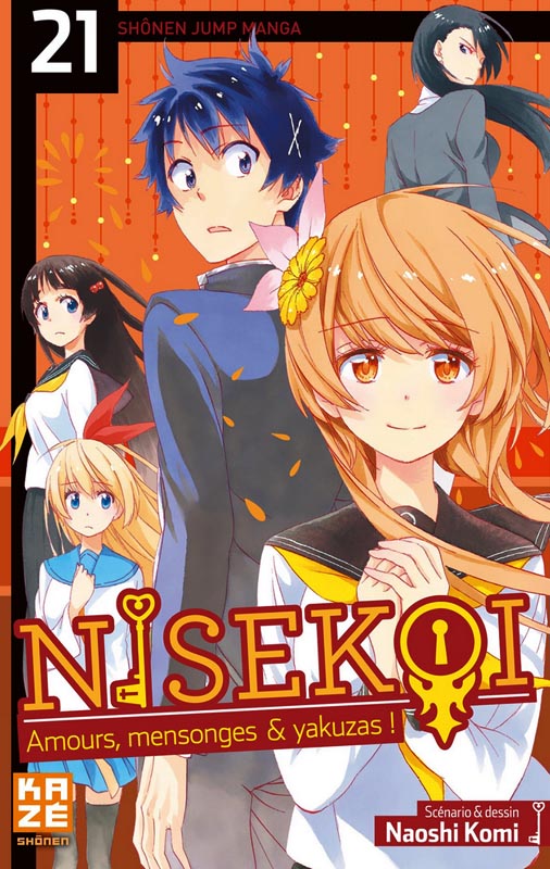  Nisekoi T21, manga chez Kazé manga de Komi