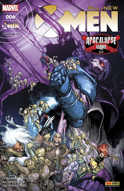  All-New X-Men T6 : Les guerres d'Apocalypse (2/3) (0), comics chez Panini Comics de Bunn, Lemire, Hopeless, Ramos, Bagley, Ibañez, Medina, Lashley, Woodard, Delgado, Aburtov, SotoColor