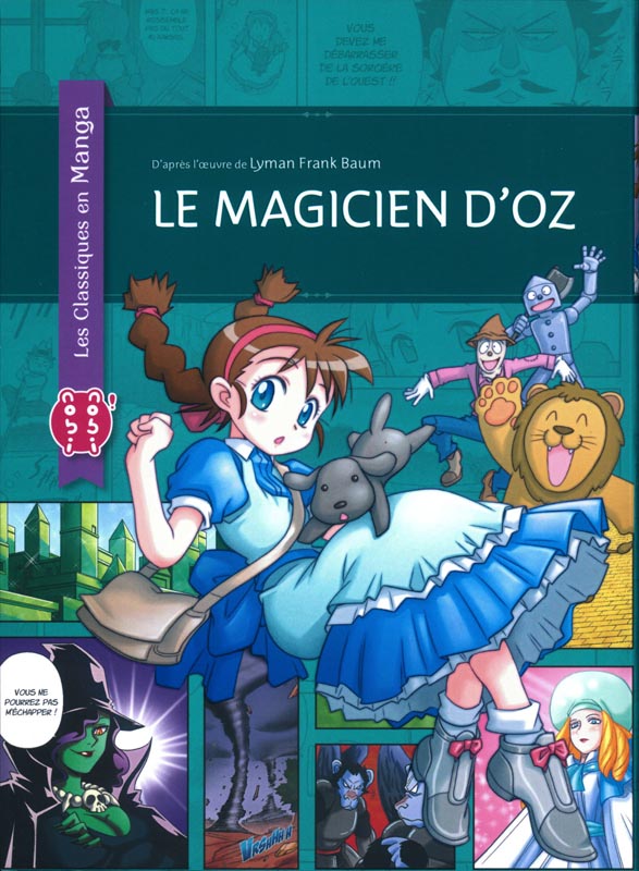 Le magicien d’Oz, manga chez Nobi Nobi! de Ohtsuka, Baum