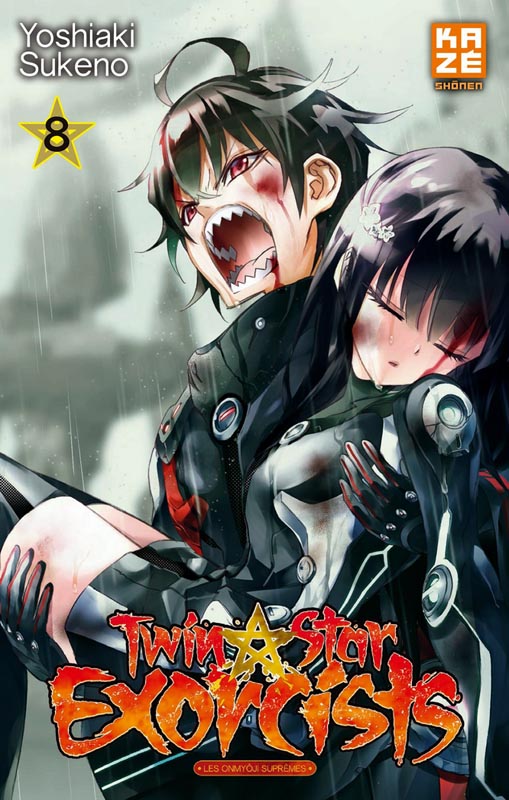  Twin star exorcists T8, manga chez Kazé manga de Sukeno