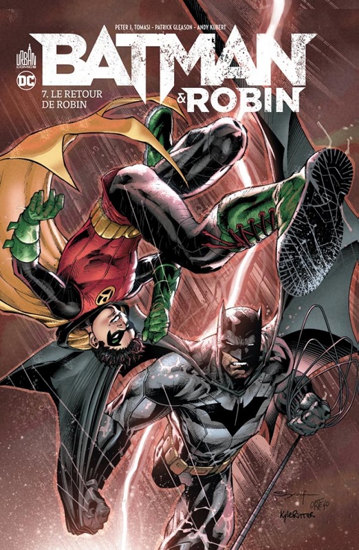  Batman et Robin T7 : Le retour de Robin (0), comics chez Urban Comics de Tomasi, Gleason, Bertram, Kubert, Juan Jose Ryp, Kalisz, Anderson, Oback, Stewart, Syaf