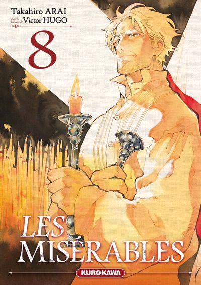 Les Misérables T8, manga chez Kurokawa de Arai, Hugo