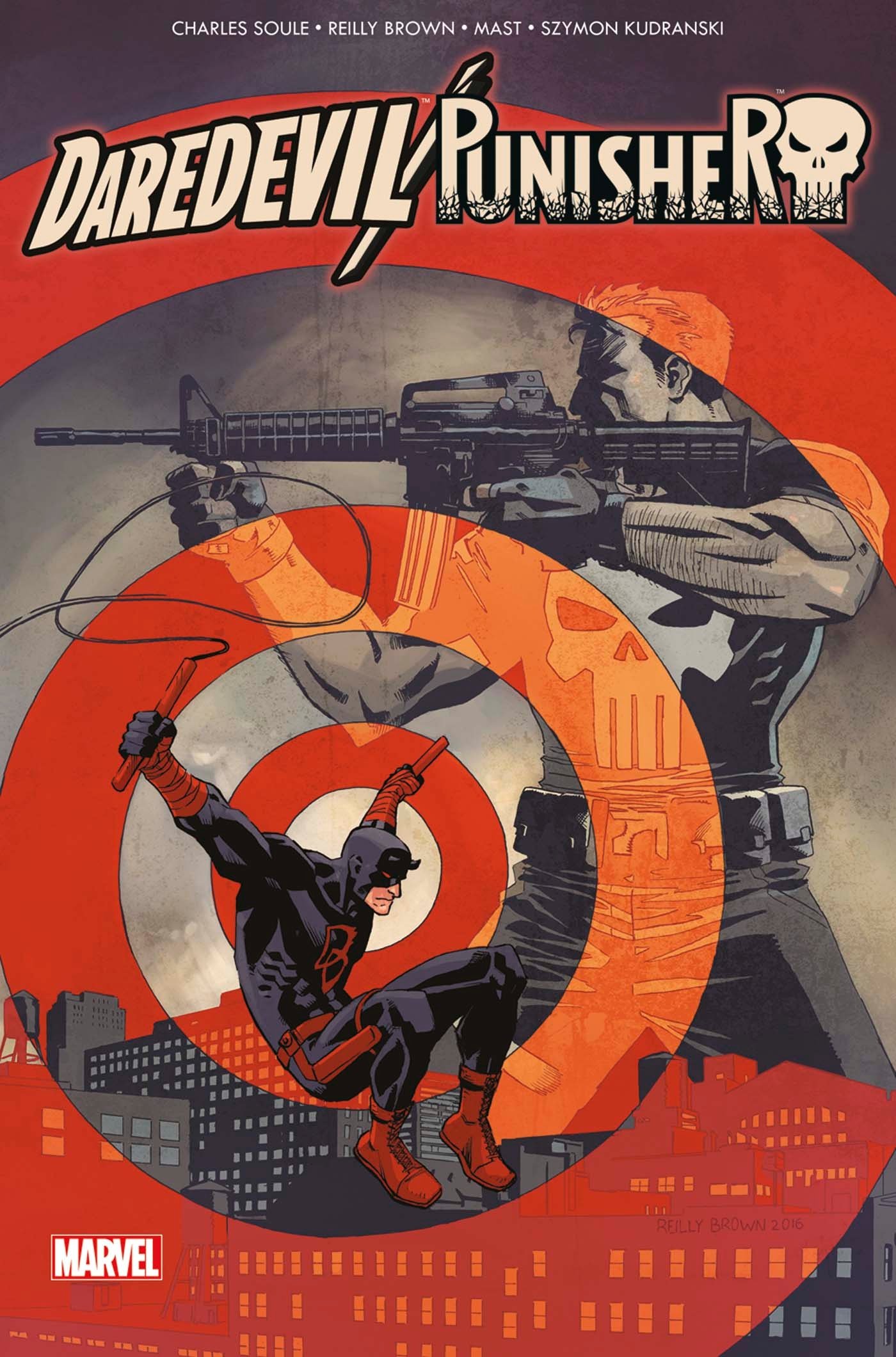 Daredevil / Punisher : Le septième cercle (0), comics chez Panini Comics de Soule, Mast, Kudranski, Brown, Charalampidis
