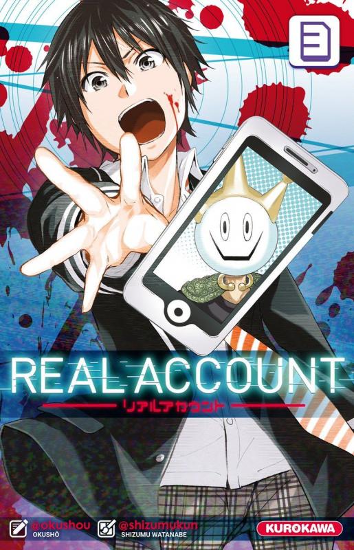  Real account T3, manga chez Kurokawa de Okushou, Shizumukun