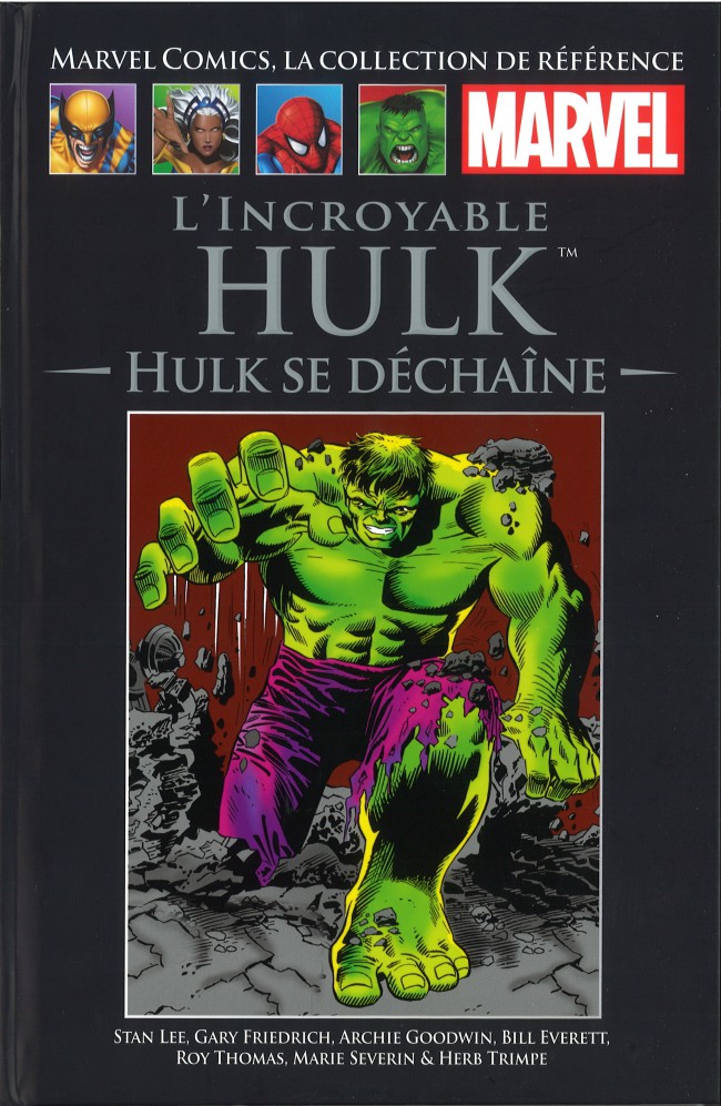  Marvel Comics, la collection de référence – Classic, T12 : L'Incroyable Hulk - Hulk se déchaîne (0), comics chez Hachette de Goodwin, Friedrich, Lee, Everett, Thomas, Severin, Trimpe, Collectif