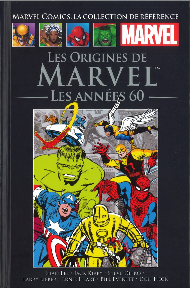  Marvel Comics, la collection de référence T73 : Les origines de Marvel - Les années 60 (0), comics chez Hachette de Lieber, Hart, Kirby, Lee, Everett, Heck, Ditko