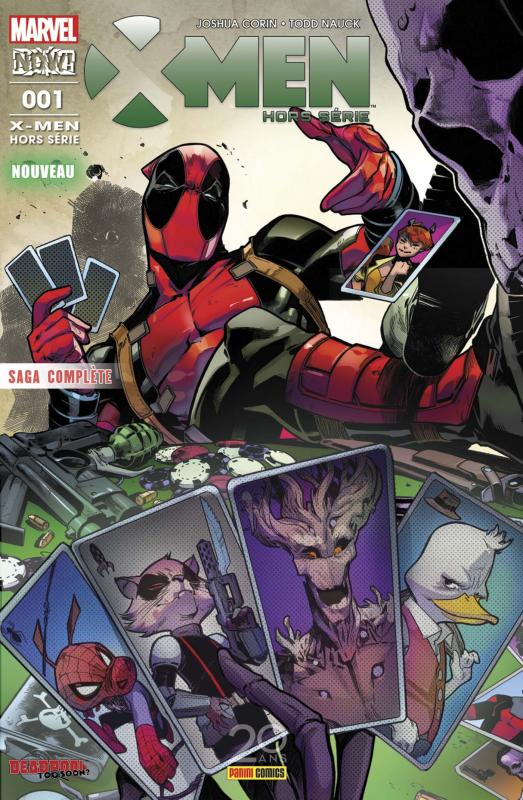  X-Men Hors Série (revue) (V4) T1 : Deadpool : c'est trop tôt ? (0), comics chez Panini Comics de Corin, Nauck, Brown, Troy, Charalampidis, Larraz