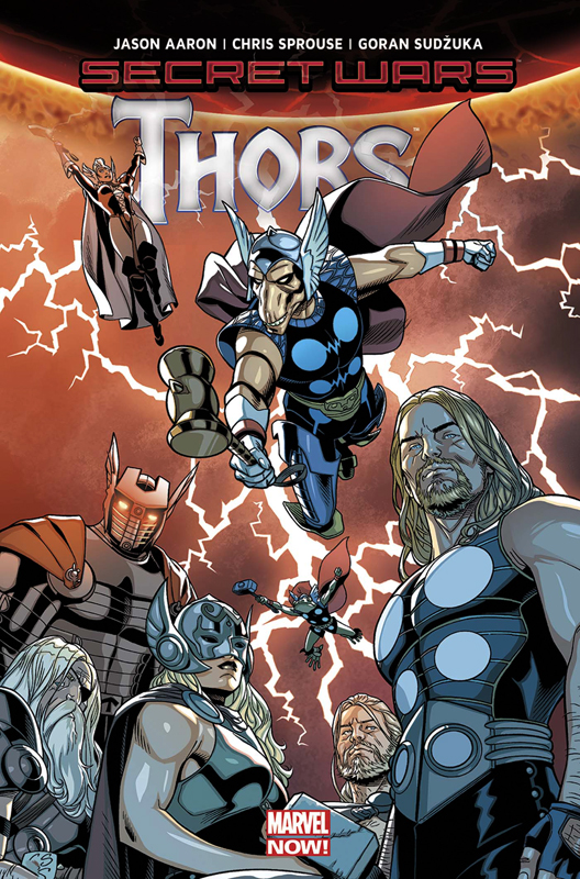 Secret Wars - Thors, comics chez Panini Comics de Aaron, Sudzuka, Sprouse, Gracia, Silva