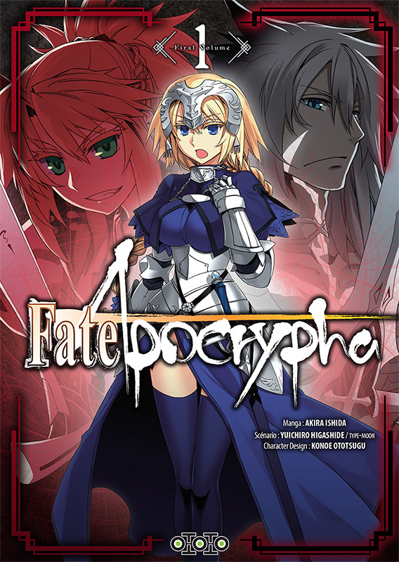  Fate/apocrypha  T1, manga chez Ototo de Higashide, Type-moon, Ishida
