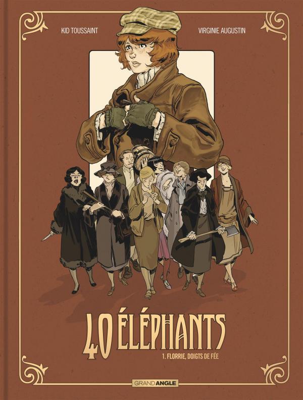  40 éléphants T1 : Florrie doigts de fée (0), bd chez Bamboo de Toussaint, Augustin, Hubert