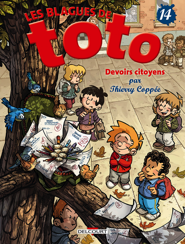 Les blagues de Toto T14, bd chez Delcourt de Coppée, Lorien