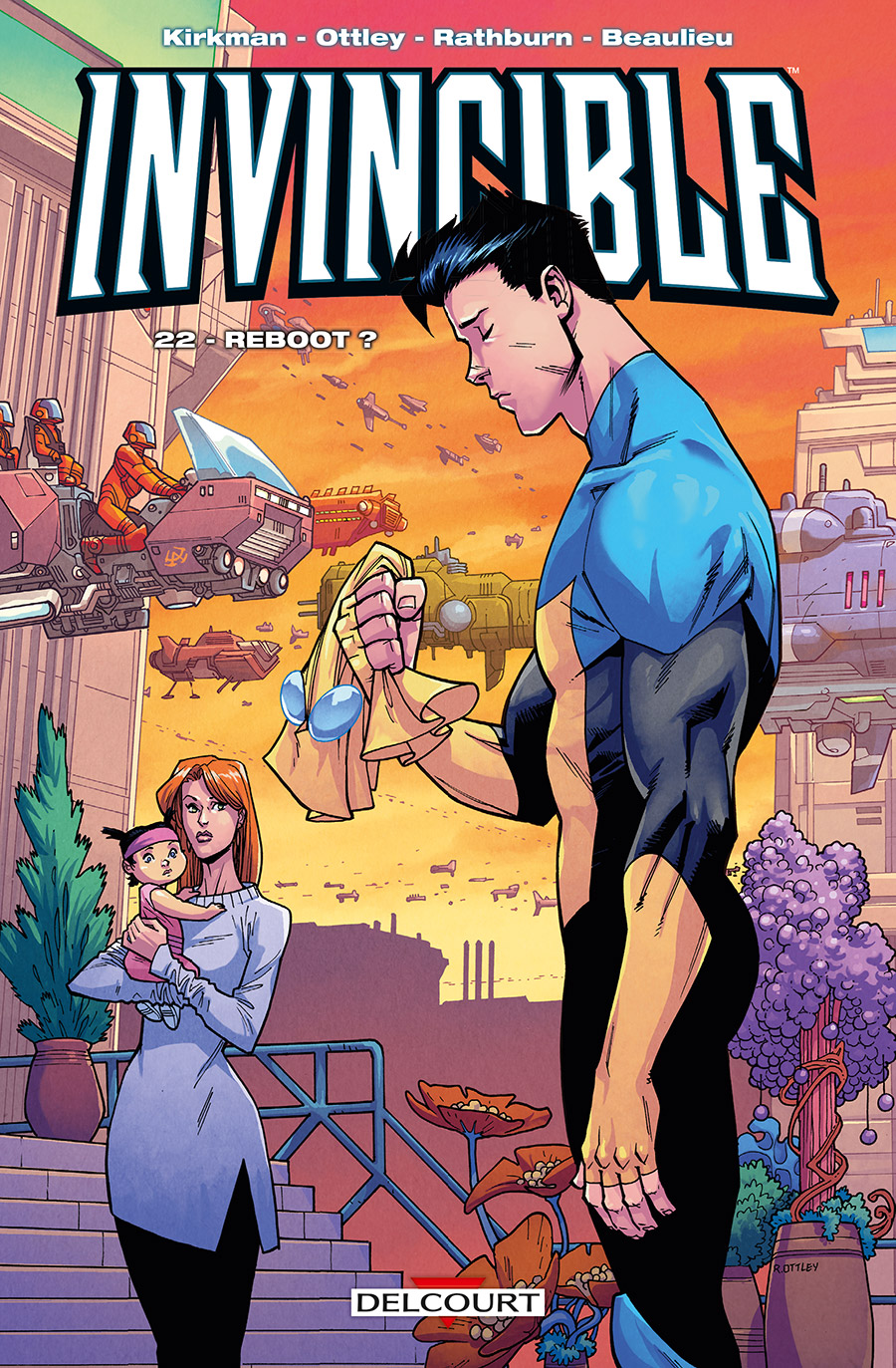  Invincible T22 : Reboot ? (0), comics chez Delcourt de Kirkman, Ottley, Rathburn, Beaulieu