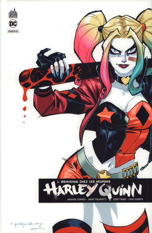  Harley Quinn Rebirth T1 : Bienvenue chez les keupons (0), comics chez Urban Comics de Conner, Palmiotti, Thompson, Linsner, Blevins, Timms, Hardin, Sinclair, Hi-fi colour, Sienkiewicz, Randolph