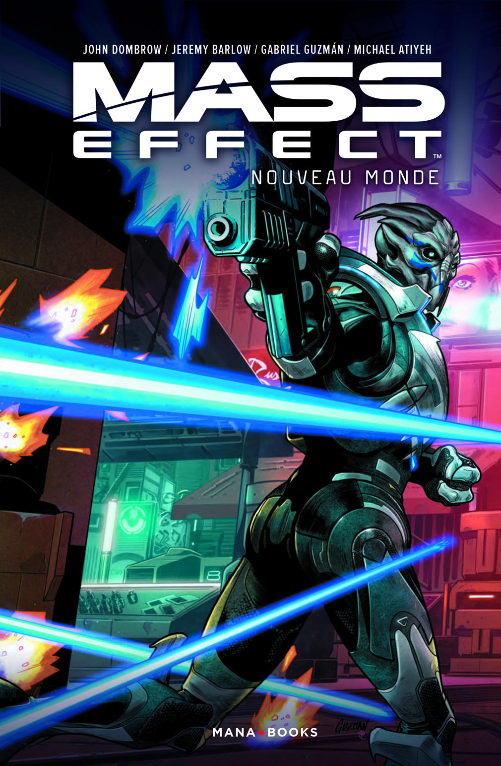 Mass Effect : Nouveau Monde, comics chez Mana Books de Barlow, Dombrow, Guzman, Atiyeh
