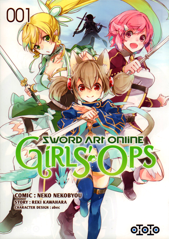  Sword art online - Girls’ ops T1, manga chez Ototo de Kawahara, Abec, Nekobyou