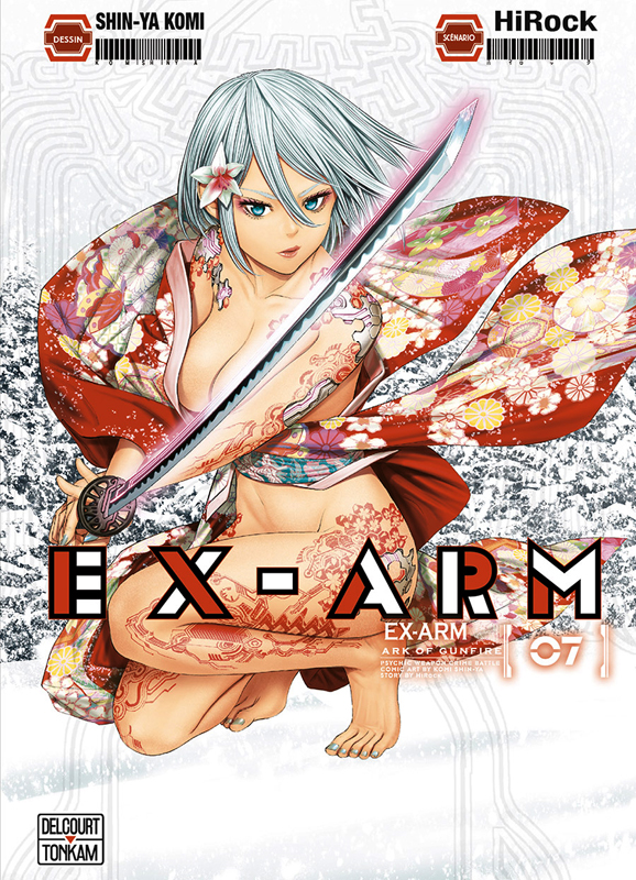  Ex-Arm T7, manga chez Delcourt Tonkam de Hirock, Komi