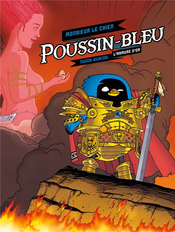  Poussin bleu T1 : L'armure d'or (0), bd chez Fluide Glacial de Monsieur le Chien, Delf, Mistablatte