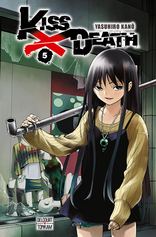 Kiss x death  T5, manga chez Delcourt Tonkam de Kano
