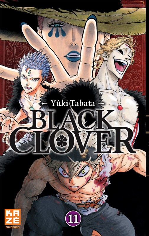  Black clover T11, manga chez Kazé manga de Tabata