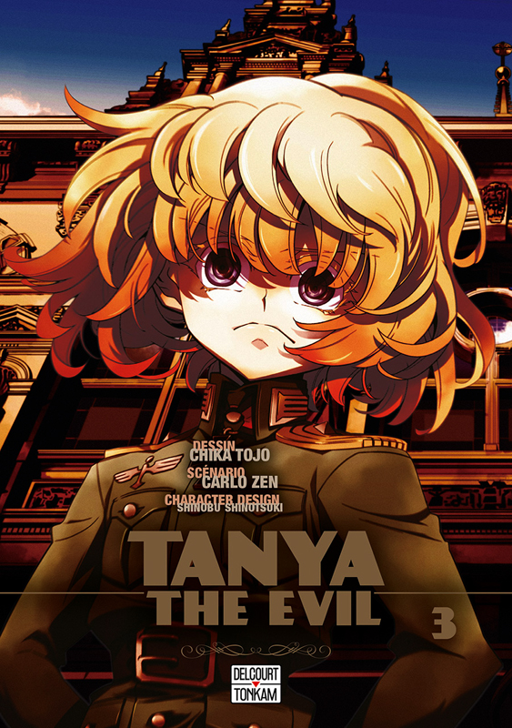  Tanya the evil T3, manga chez Delcourt Tonkam de Carlo, Tôjô